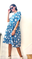 Hudson Dress - Hydrangea Beauty Cobalt