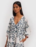 Kimono Sleeve Midi Dress