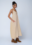 Hamptons Linen Dress - Flax