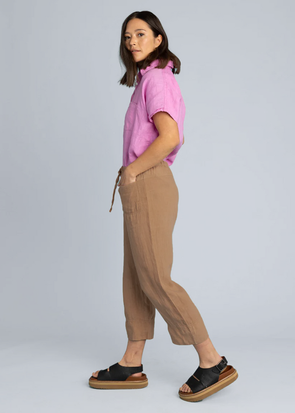 Marina Pant - Linen Mocha