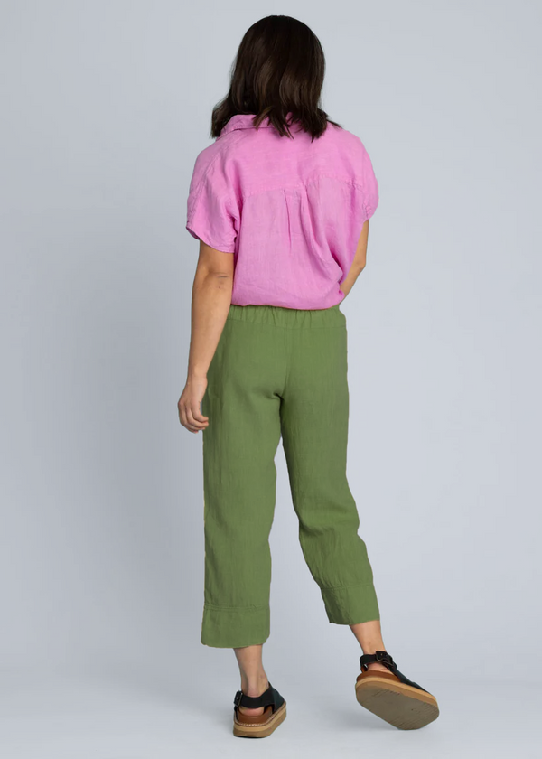 Marina Pant - Linen Olive
