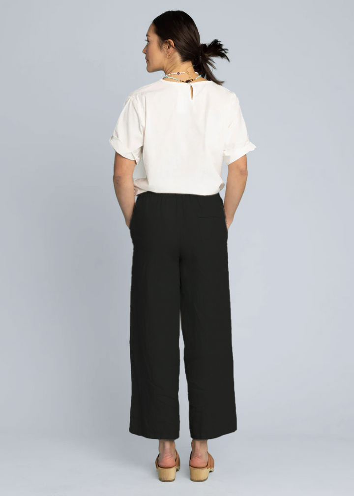 Shore Pant - Linen Black