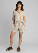 Shore Shorts - Linen Natural Tan