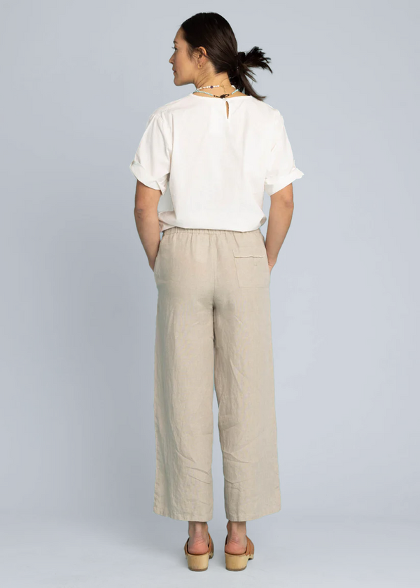 Shore Pant - Linen Natural Flax