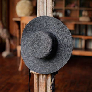 LOLI Jute Hat in Black