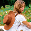 LOLI Jute Hat in Burnt Sienna