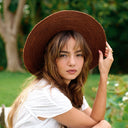 LOLI Jute Hat in Burnt Sienna