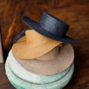 LOLI Jute Straw Hat in Neutral Beige