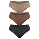 Low Rise Hipster 3 Pack [Dark Neutrals]