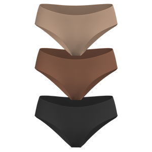 Low Rise Hipster 3 Pack [Dark Neutrals]