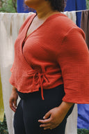 Artemis Top in Saffron