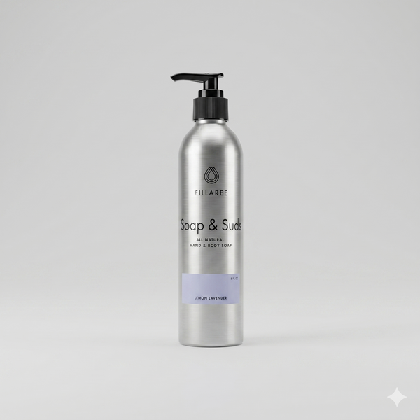 Soap & Suds - Metal Bottle 8 oz
