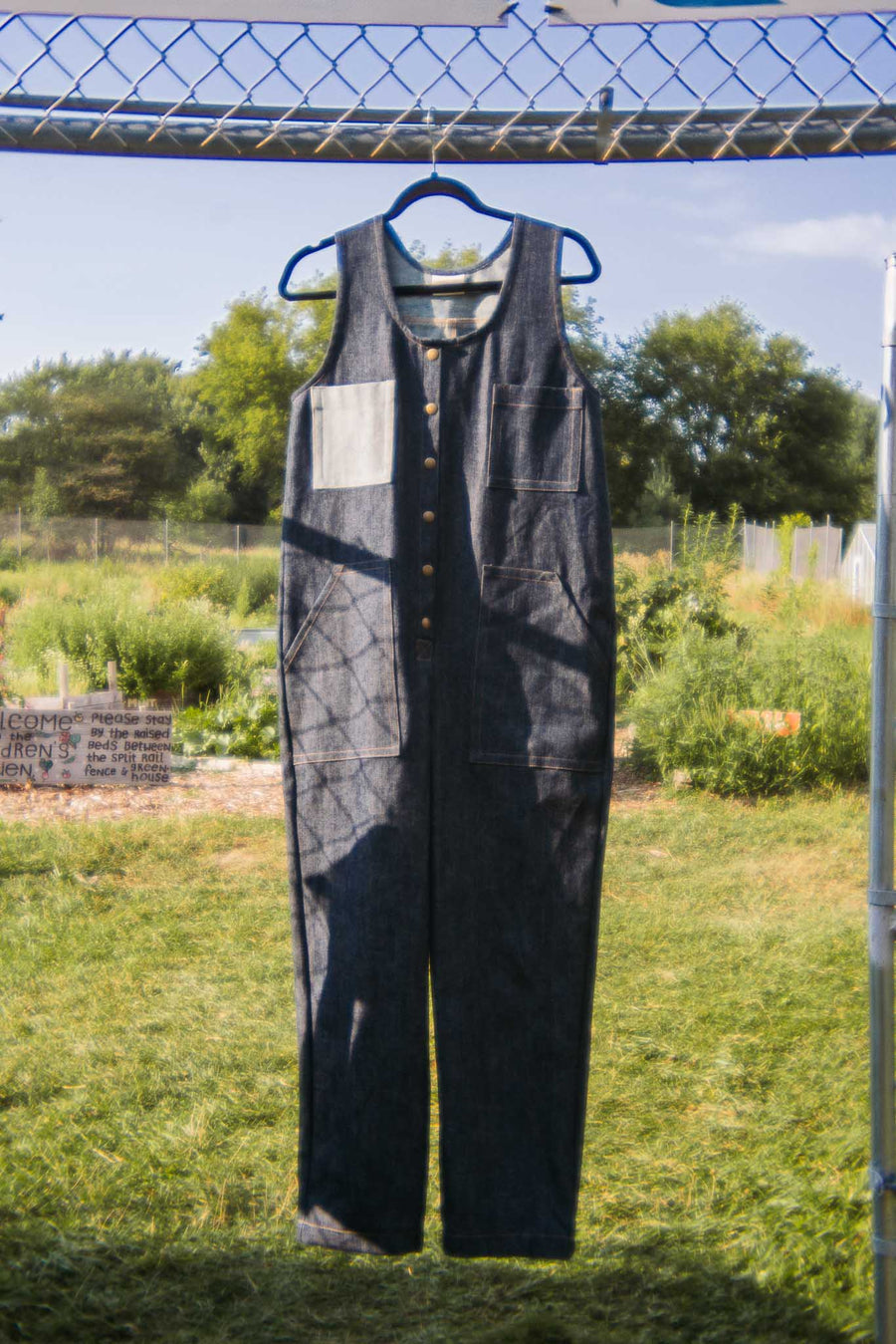 Rebel Denim Jumpsuit in Cone Denim