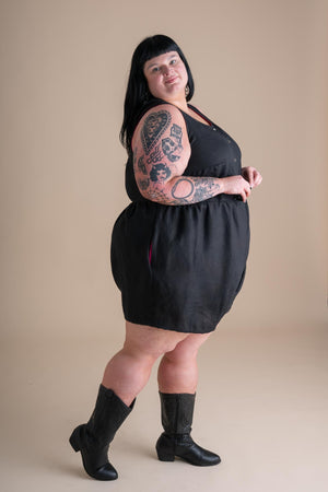 Lisbon Romper (Updated) in Black