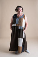 Backyard Jumpsuit 3X in Patchwork