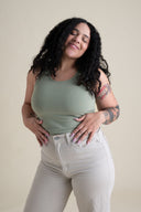 Frances Tank in Pistachio