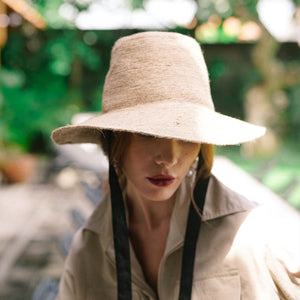 MEG Jute Straw Hat In Light Beige