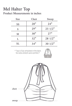 Mel Halter Top