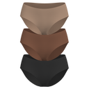 Mid Rise Bikini 3 Pack [Dark Neutrals]