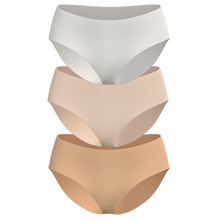 Mid Rise Bikini 3 Pack [Light Neutrals]