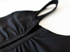 Maia Front Close Bra, Black