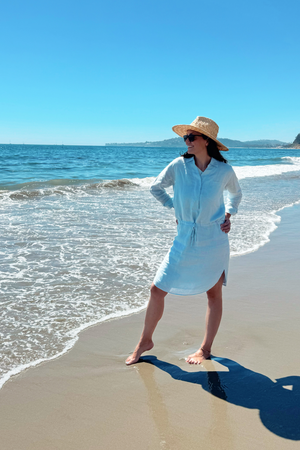 Meet me by the Cliff Dress in Blue