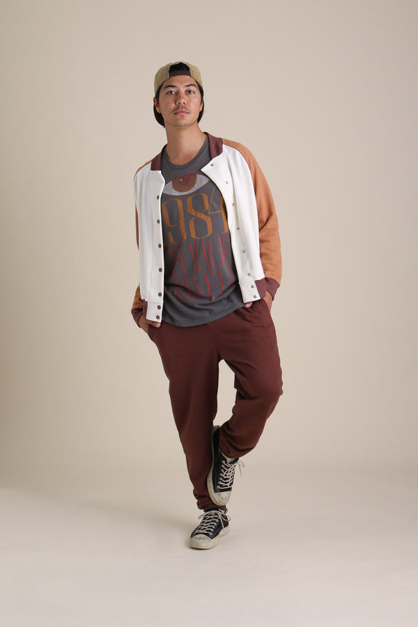 Joggers in Chestnut