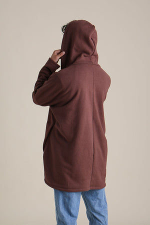 Cocoon Coat in Chestnut