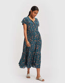 Midi Tiered Shirt Dress