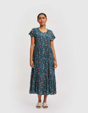 Midi Tiered Shirt Dress