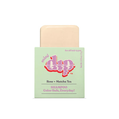 Mini Dip Color Safe Shampoo Bar for Every Day - Rose & Matcha Tea