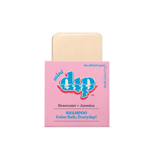 Mini Dip Color Safe Shampoo Bar for Every Day - Rosewater & Jasmine