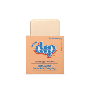 Mini Dip Color Safe Shampoo Bar for Every Day - Wild Sage & Vetiver