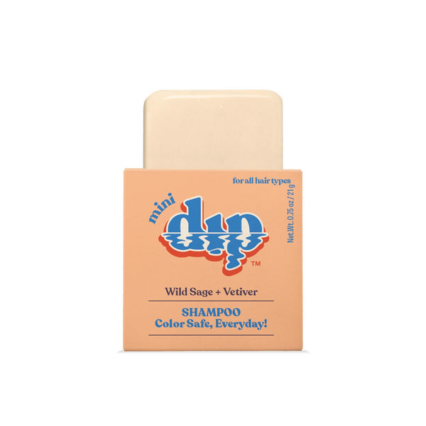Mini Dip Color Safe Shampoo Bar for Every Day - Wild Sage & Vetiver
