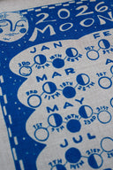 Moon Calendar in Blue Moon