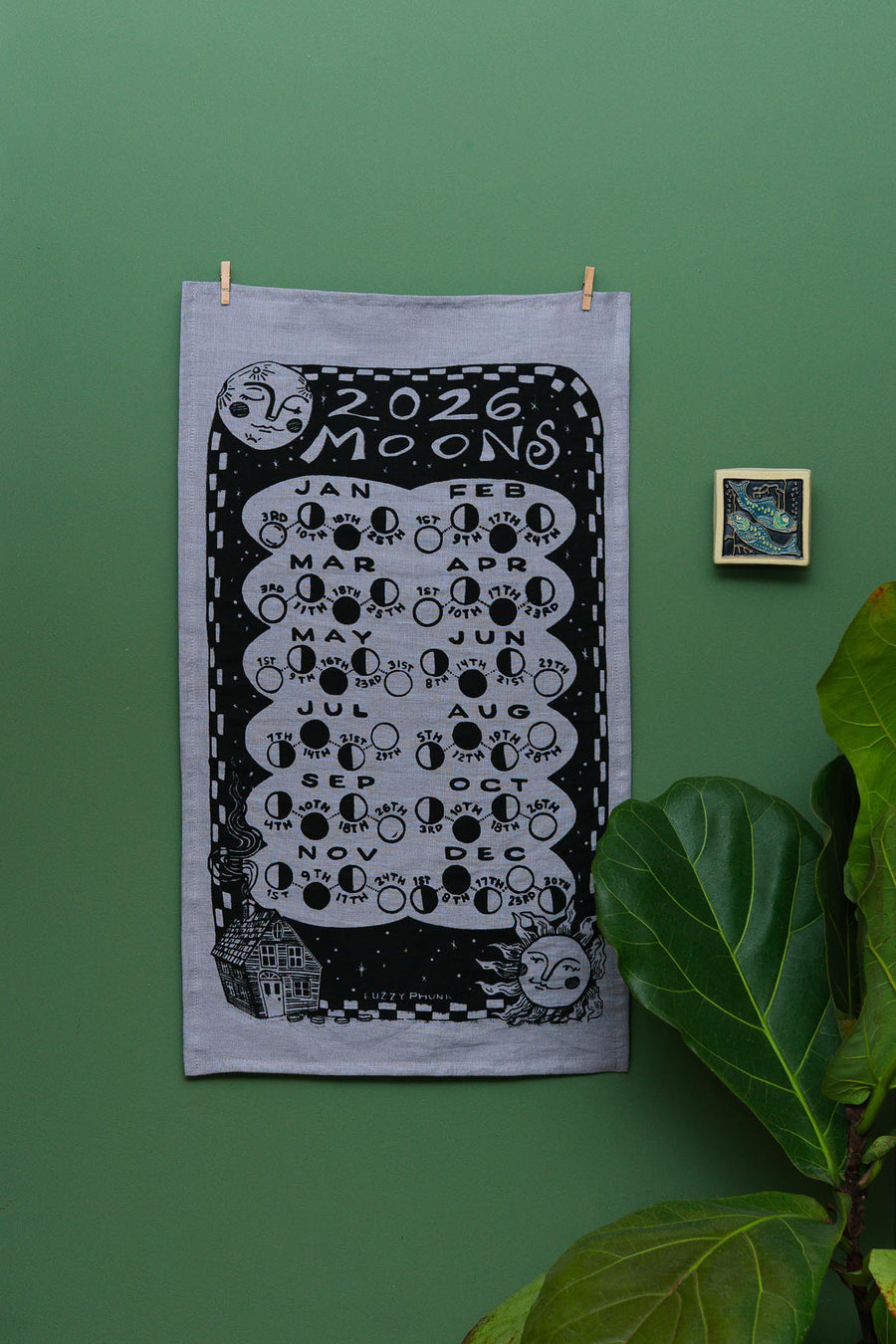 Moon Calendar in Violet Moon