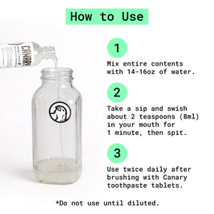 Peppermint Mouthwash Concentrate