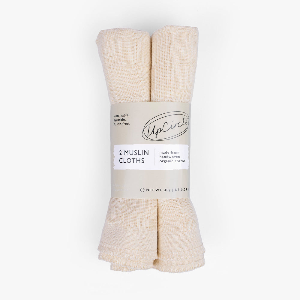 Organic Muslin Face Cloths