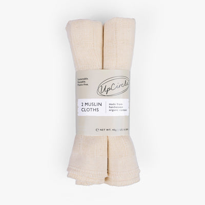 Organic Muslin Face Cloths