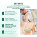 Natural Loofah Bath Brush w/Long Handle.