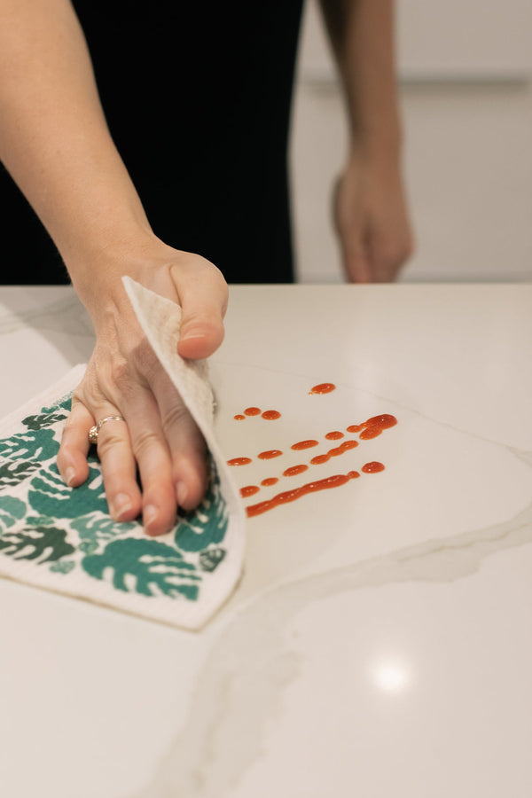 WASHCLOUD® - MONSTERA FLORA - Dish Sponge Cloth