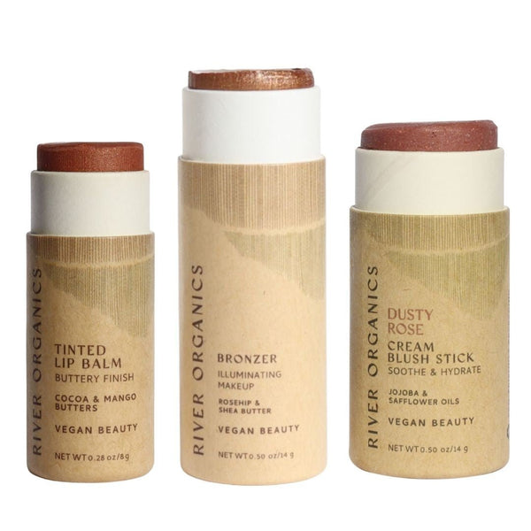 Lip + Highlighter + Blush Set