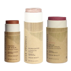Lip + Highlighter + Blush Set
