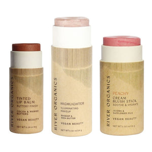 Lip + Highlighter + Blush Set