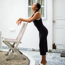 OLA Organic Cotton Midi Dress In Black