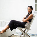 OLA Organic Cotton Midi Dress In Black