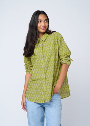 Good Boyfriend Shirt - Bee Happy Olive