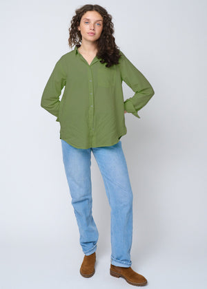 Good Boyfriend Shirt - Olive