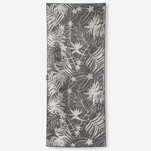Organic Cotton Travel Towel: Retro Palms Black