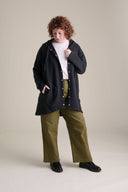 Cocoon Coat in Black